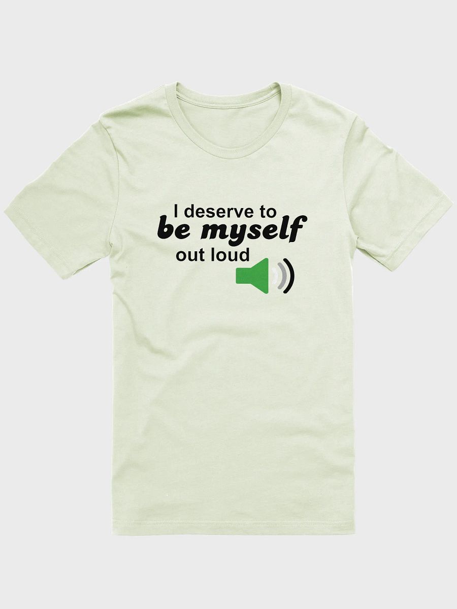 be myself out loud aromantic t-shirt product image (1)