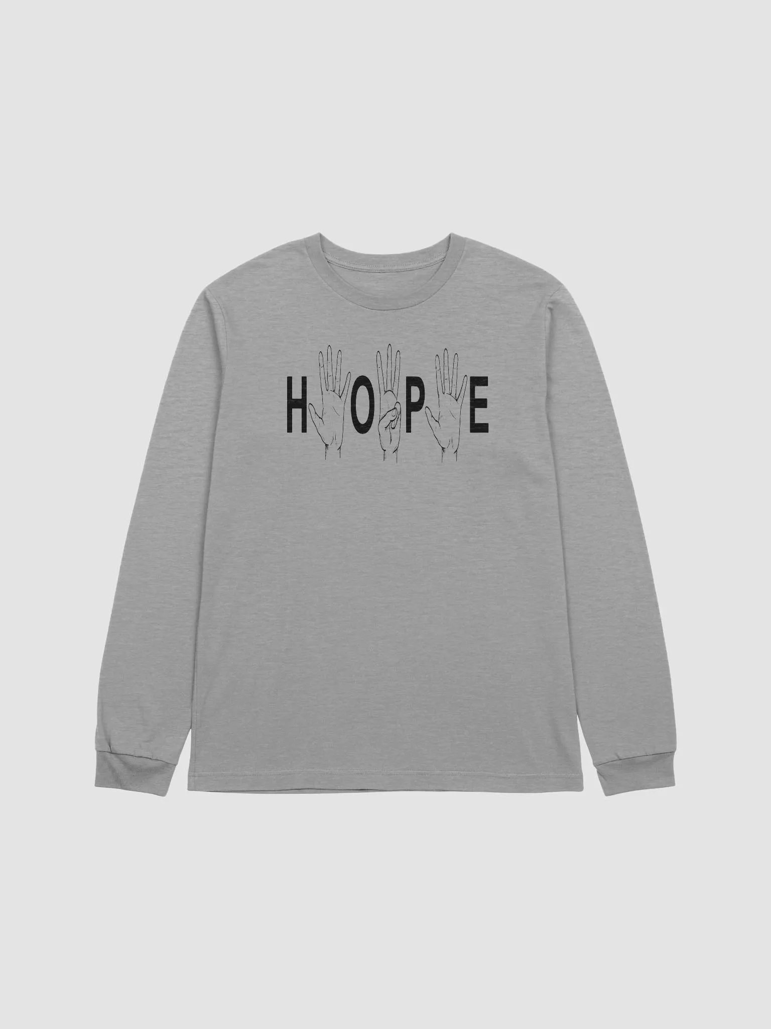 535Hope Hands Logo w/Semi & American Flag (Long sleeve Tee) product image (3)