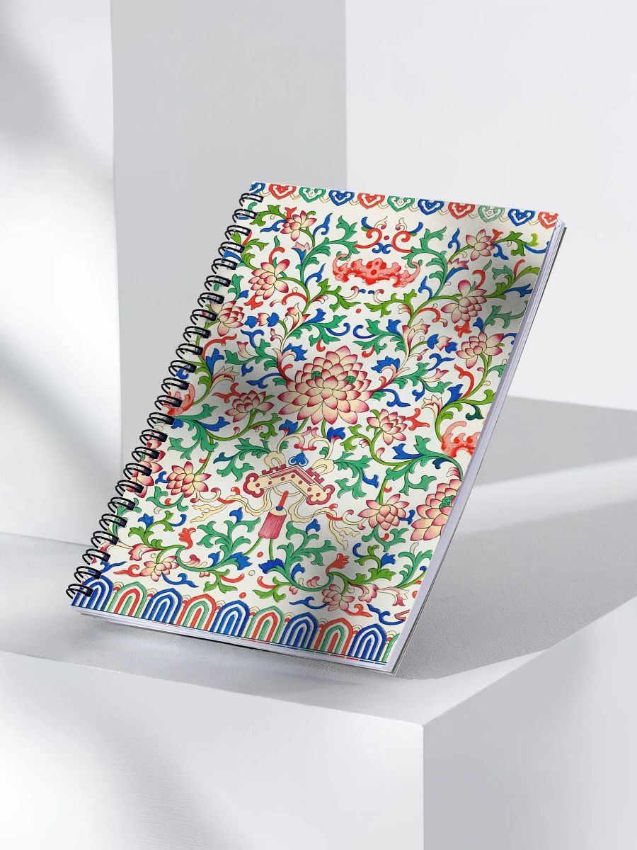 Lotus Spiral Notebook product image (3)