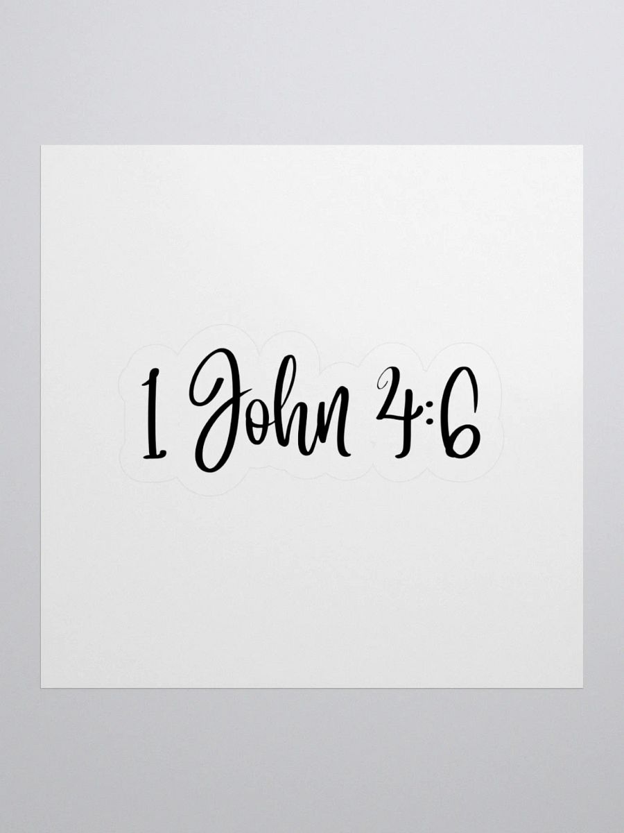 1 John 4:6 product image (1)