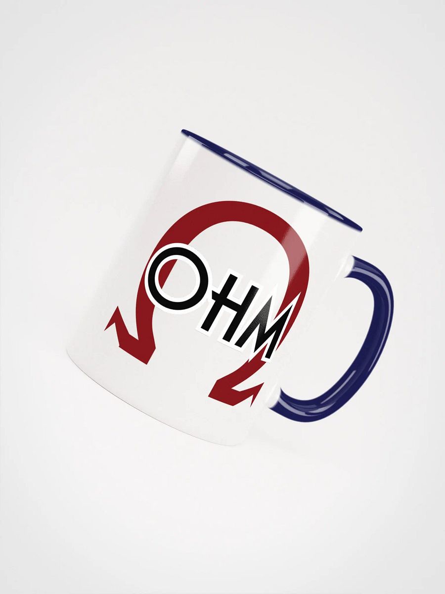 White Mug - with Blue product image (4)