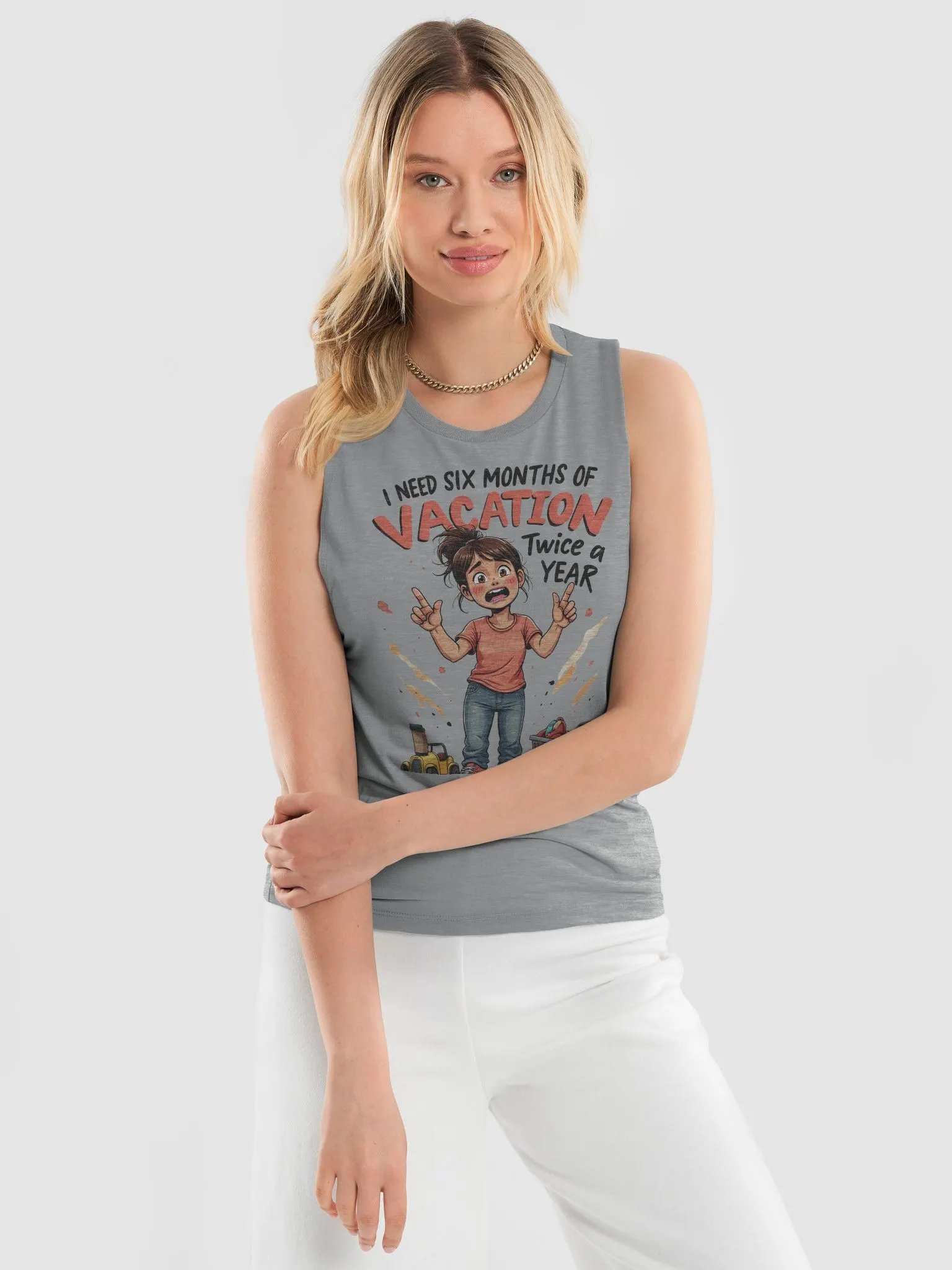 Vacation Mode Muscle Tank product image (7)