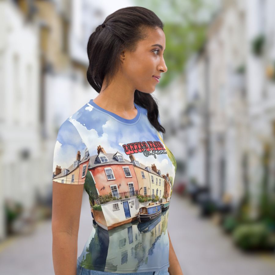 Little Italy - England - All Over Print - Watercolor - T-shirt product image (9)