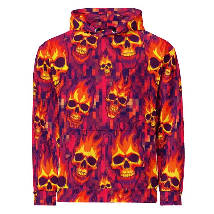 Neon Pixel Inferno Skulls (Primal) product image (1)