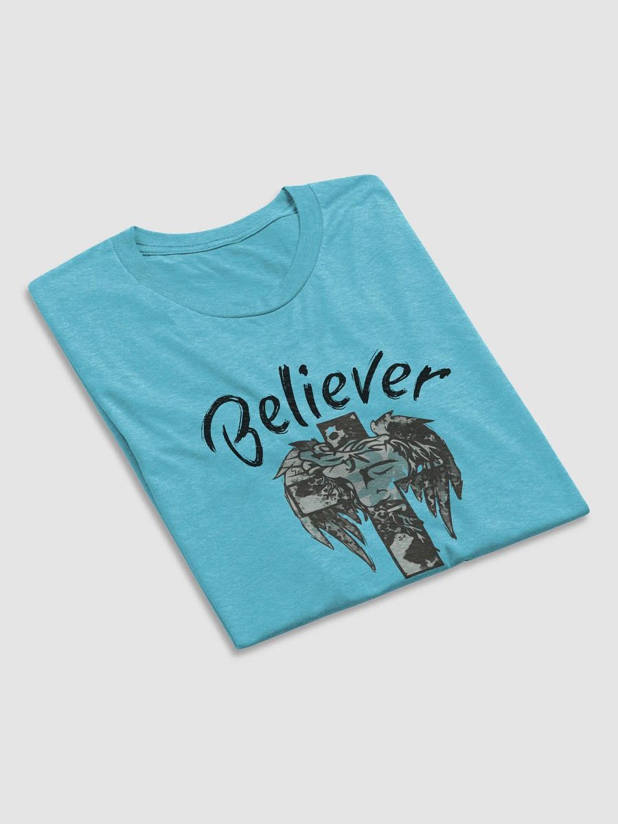 BELIEVER FAITH Mystic Visage Tri-Blend Tee product image (43)