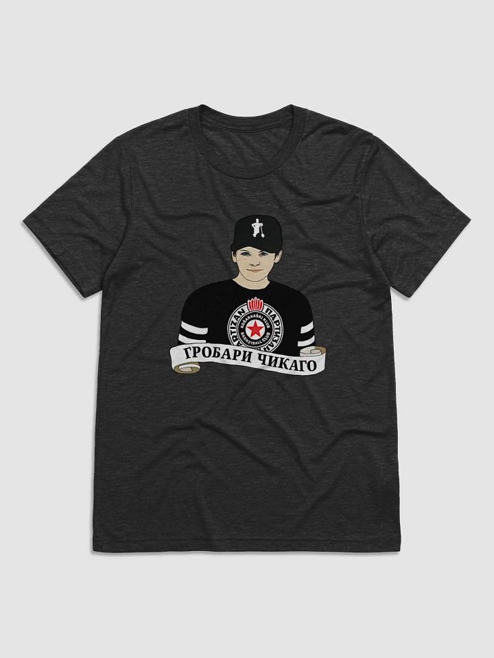 Grobari Čikago KK Partizan Bella+Canvas Triblend Short Sleeve T-Shirt product image (1)