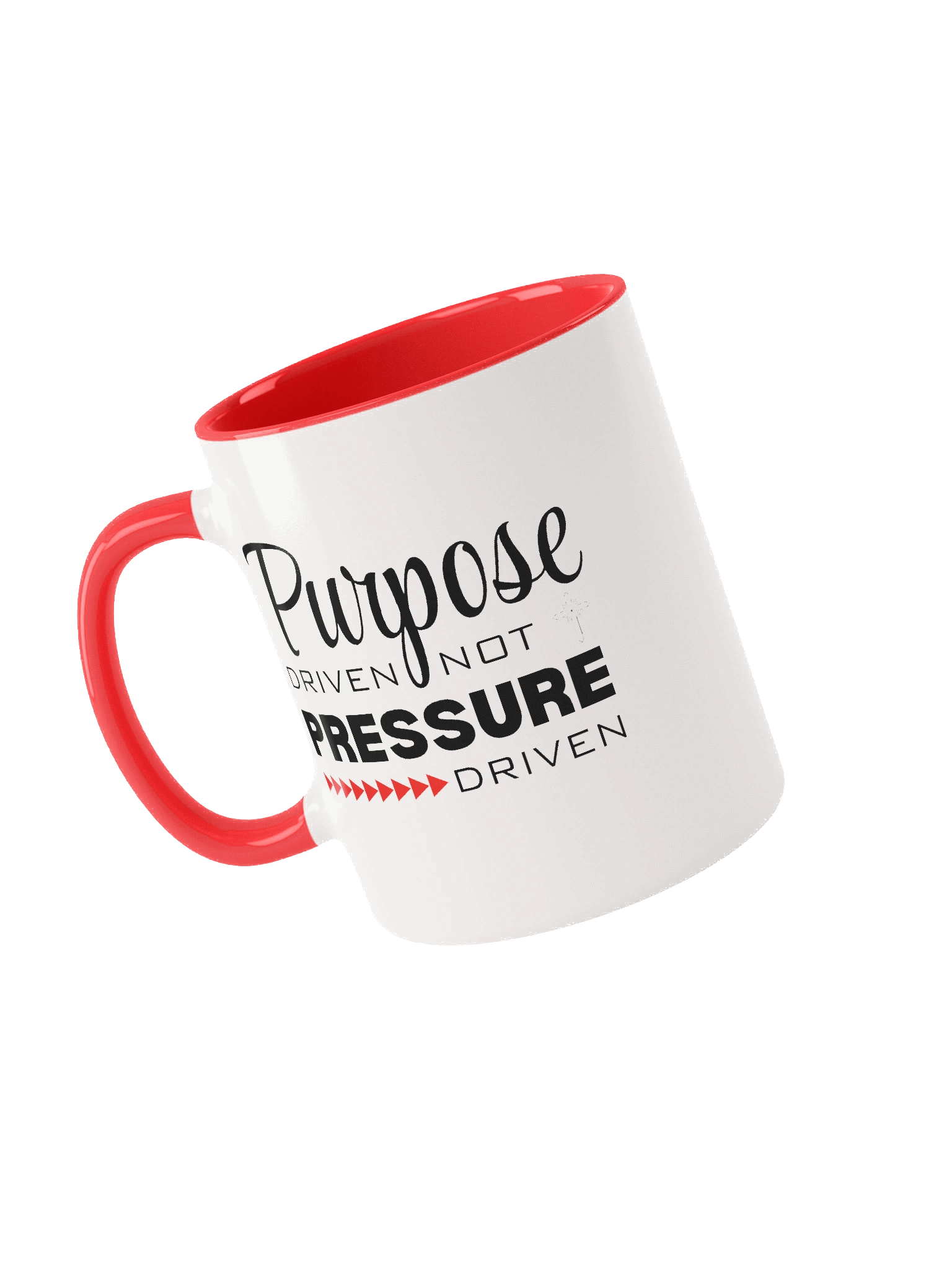 Purpose Driven Not Pressure Driven | Double-tone Ceramic Mug | Faith Inspirational Gift product image (3)