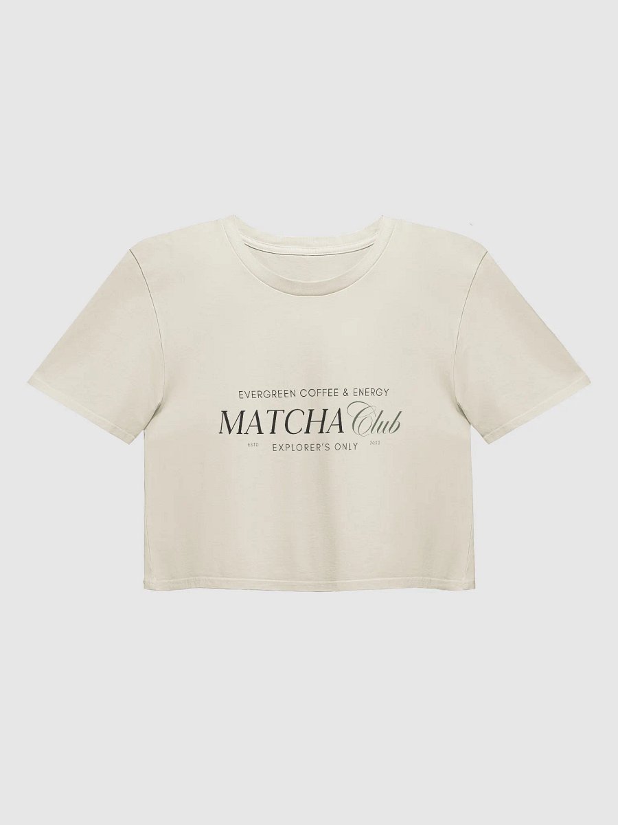 Sip Society | Matcha Club Crop Top product image (1)