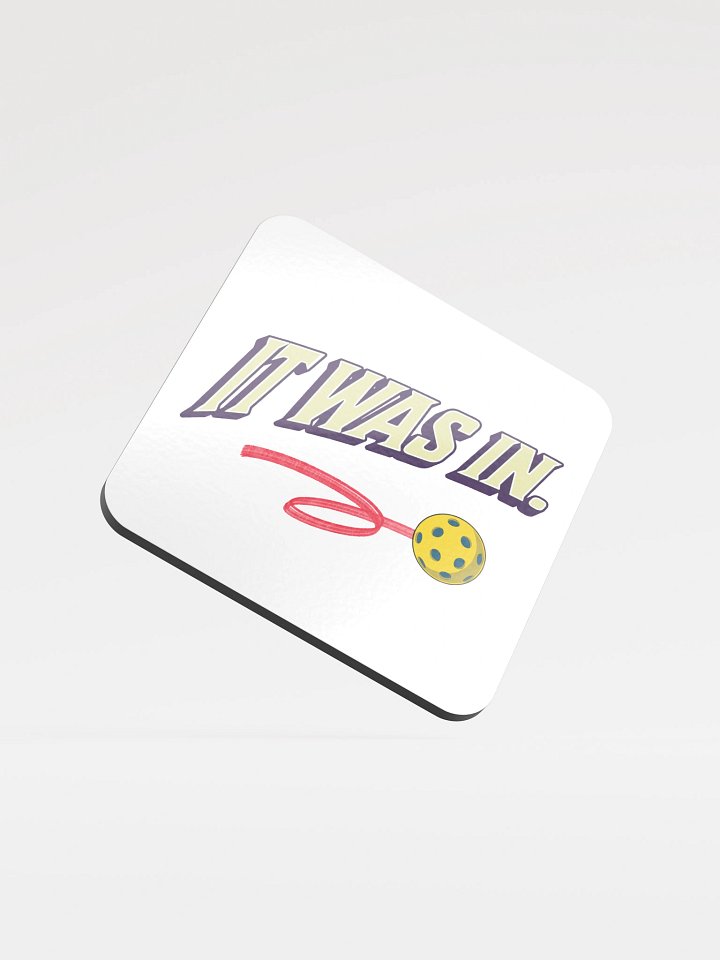 It Was In Pickleball Velocity Vibes Cork Coaster product image (2)