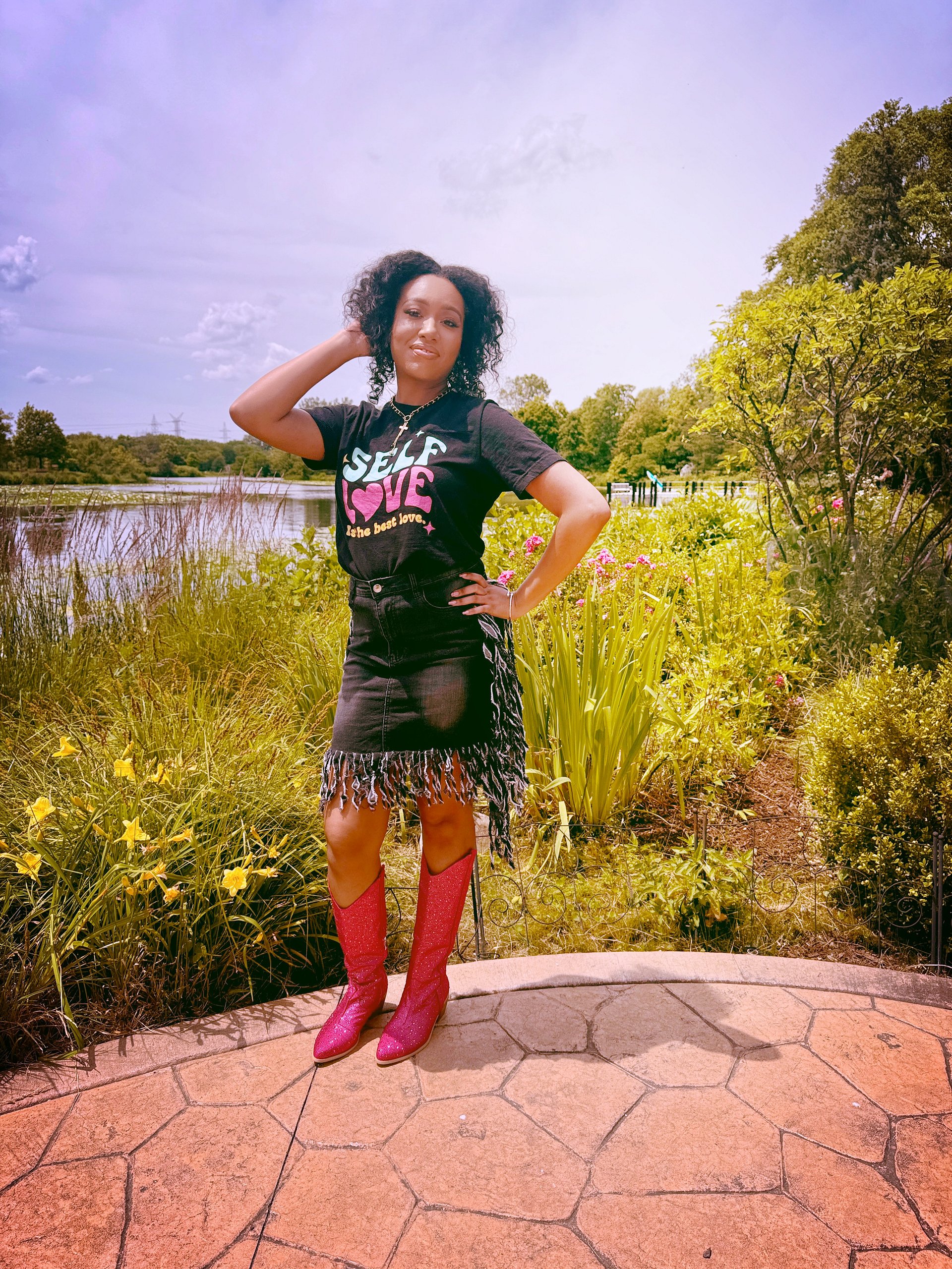 SELF LOVE IS THE BEST LOVE T-SHIRT & DIGITAL DAILY AFFIRMATIONS JOURNAL BUNDLE product image (6)