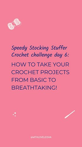 Click the Link in my Bio to be the first to get access to my Brand New Holiday Crochet Workshop for Beginners launching Black...