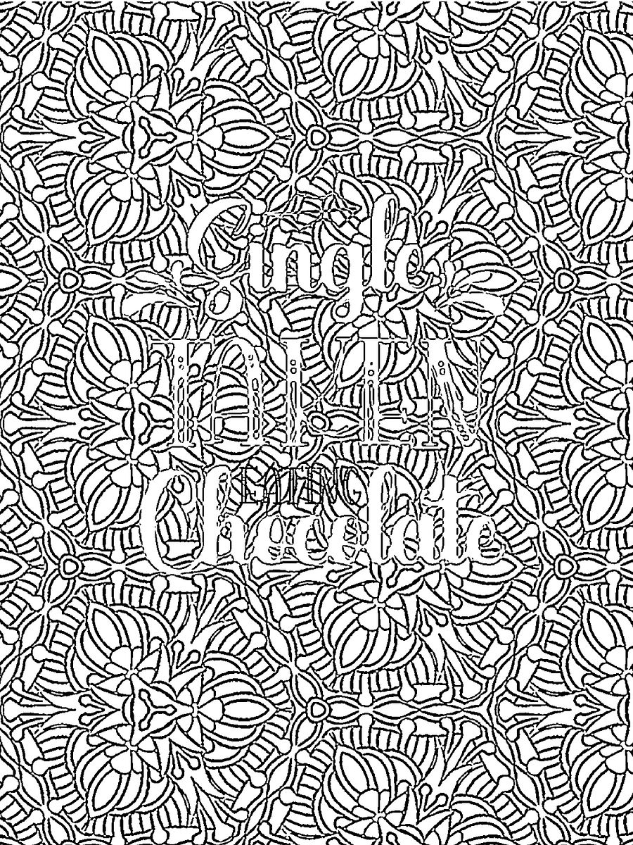 Valentine Quotes Coloring Book for Singles-Cupid Rhymes with Stupid: Funny Anti Celebration Love Slogans to Color product image (5)