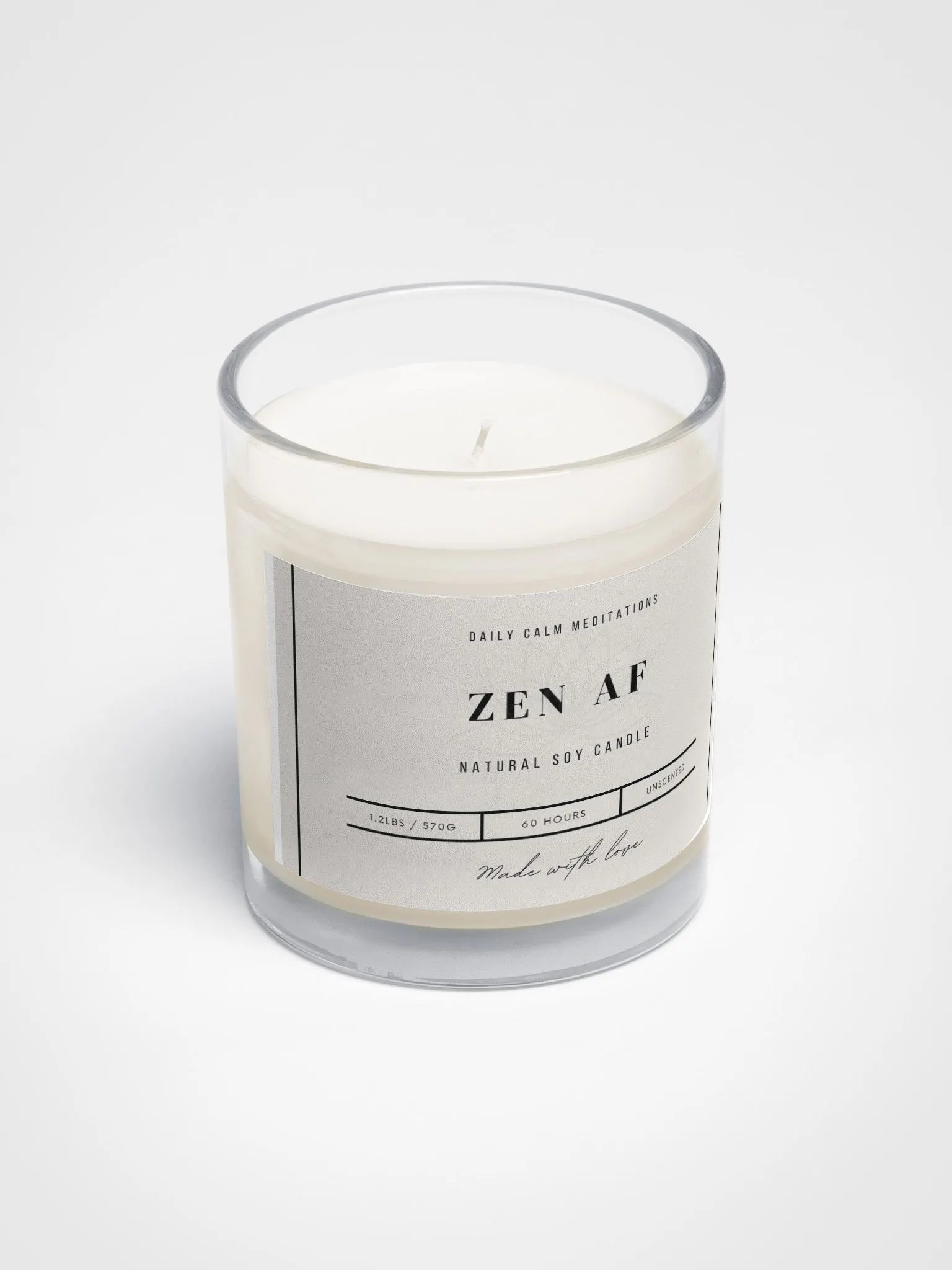 Zen AF: Natural Soy Candle product image (2)