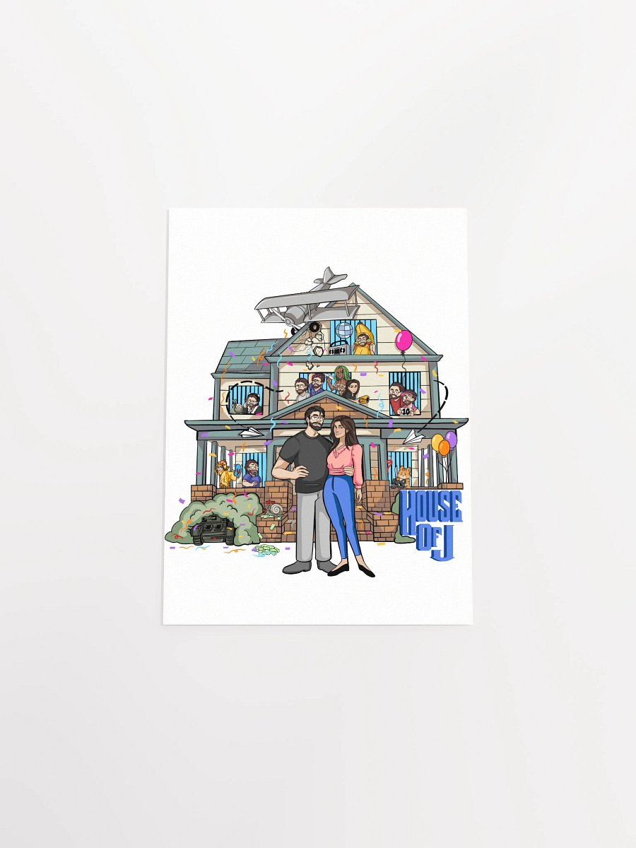 "Full House of J" Poster (Light) product image (19)