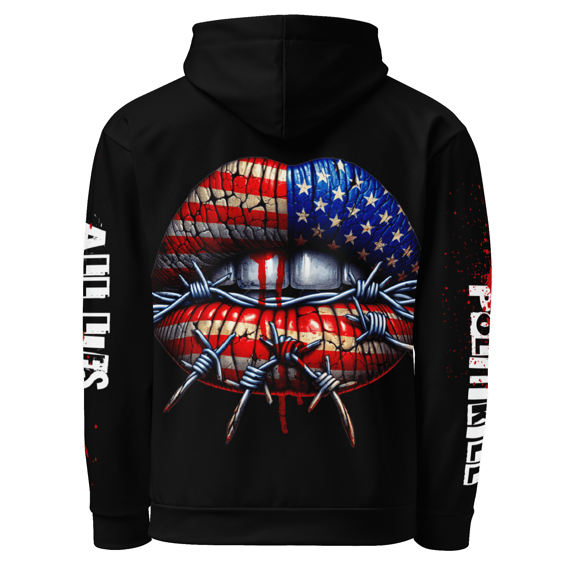 All Lies Unisex All Over Print Hoodie product image (3)