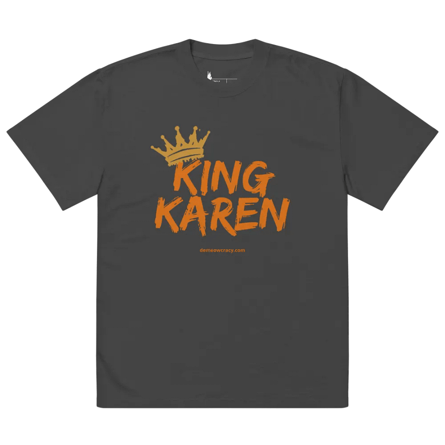 Crown Him King Karen - Oversized Faded Tee product image (8)