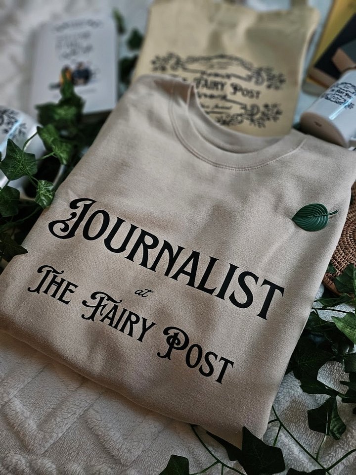 "Journalist at The Fairy Post" Crewneck Sweatshirt product image (1)