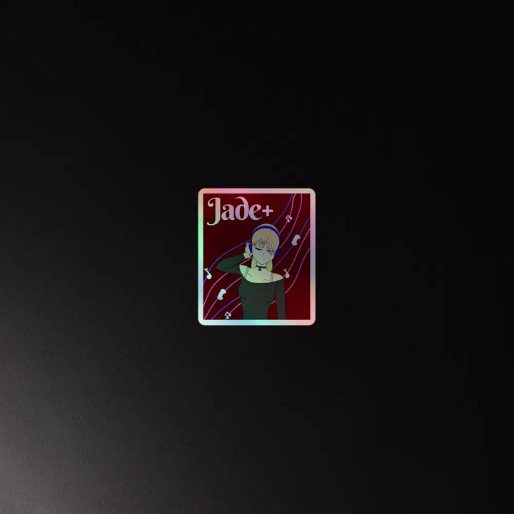 Jade+ Holographic Sticker product image (2)