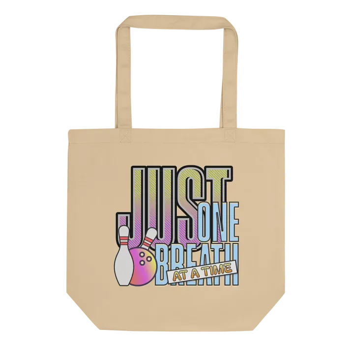 Just One Breath At A Time Bowling Eco Tote product image (1)