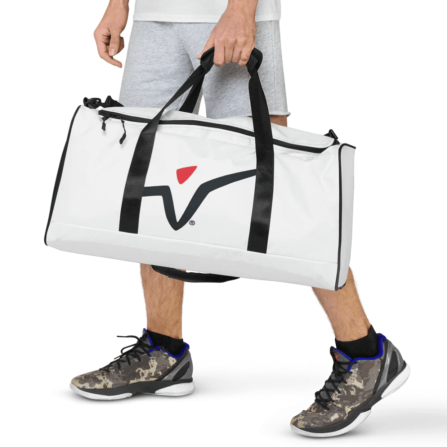 FTA - Checkmark Chic All-Over Print Duffle Bag product image (7)