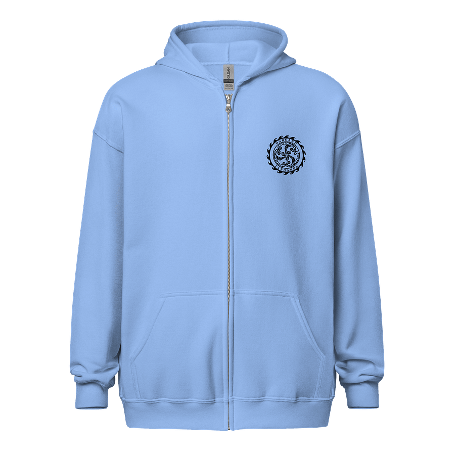 "M/Y Tangaroa" Zip-Up Hoodie – Reliable Comfort, Everyday Layer (Light Colours) product image (1)