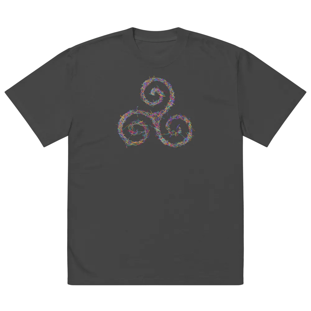 Psychedelic Spirals Oversized Tee product image (2)