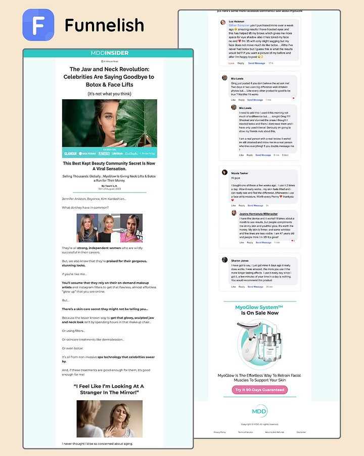 Derma Dream Advertorial Page | Funnelish product image (1)
