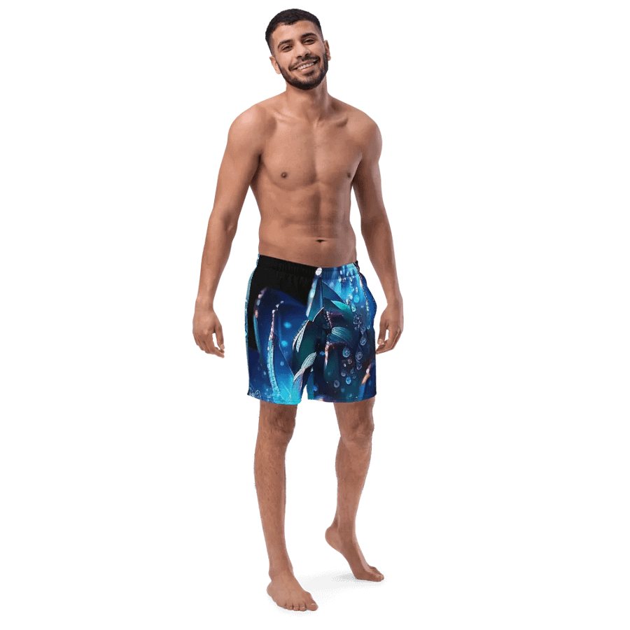 Kawaiikitten Exclusive Premium Mens' Dark Swim Trunks product image (5)