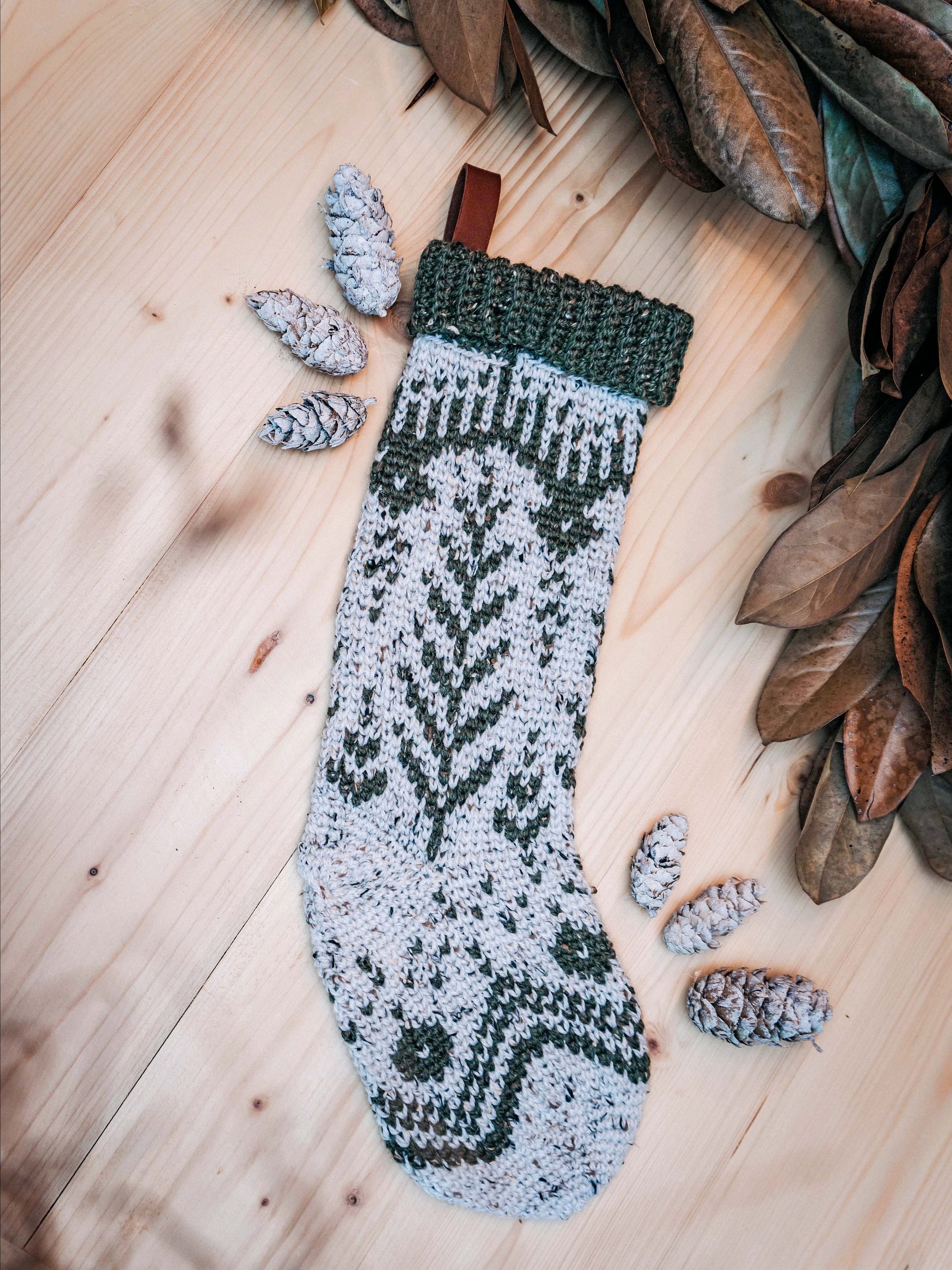 White Spruce Crochet Stocking product image (3)