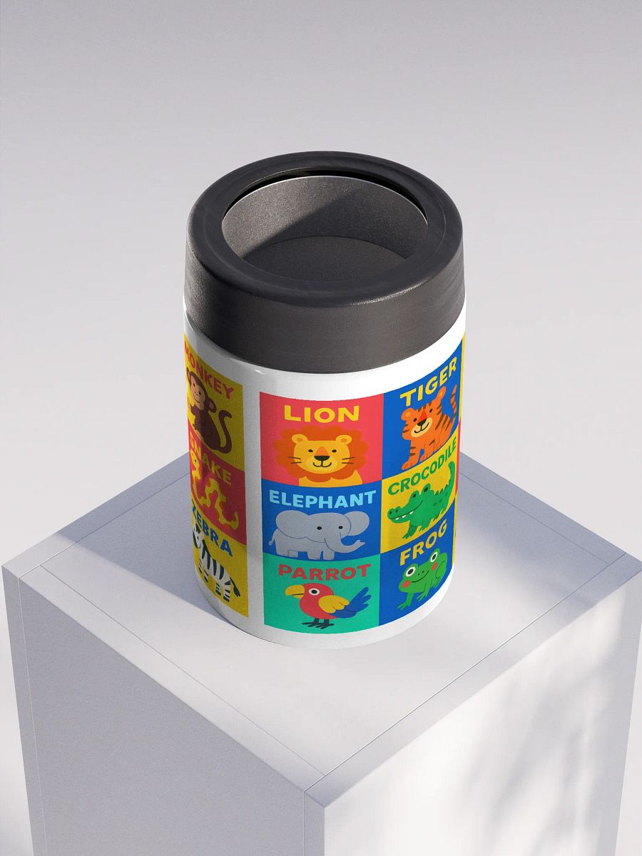 Zoo Animal Stainless Steel Koozie product image (4)