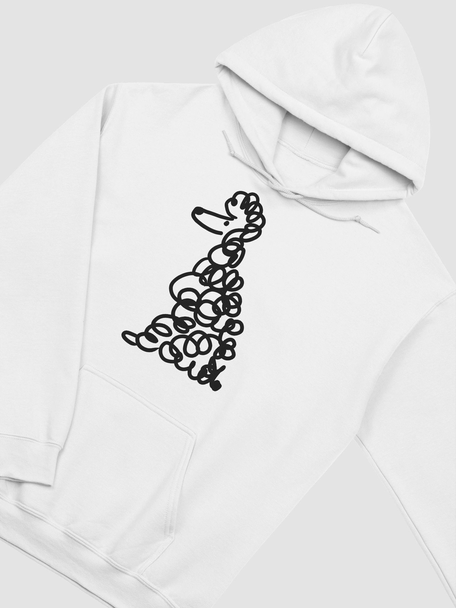 Poodle doodle graphic hoodie product image (47)
