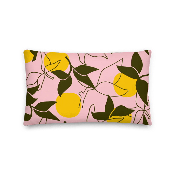 Chic Botanical Bliss Premium Pillow product image (2)