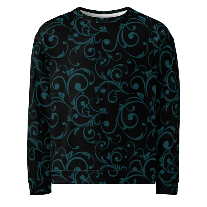 Dark Teal Twirl Sweatshirt product image (1)