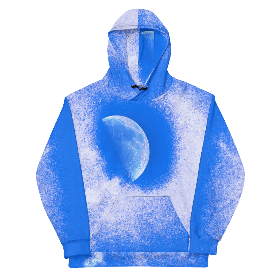 Original Disintegrating Moon Unisex Pull Over Hoodie product image (11)