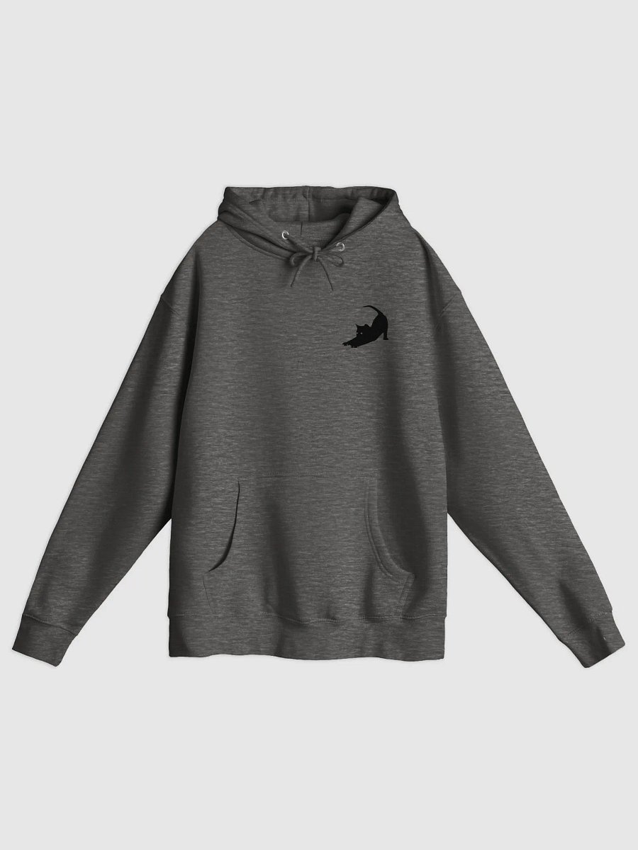 Stretching Black Cat Hoodie product image (3)