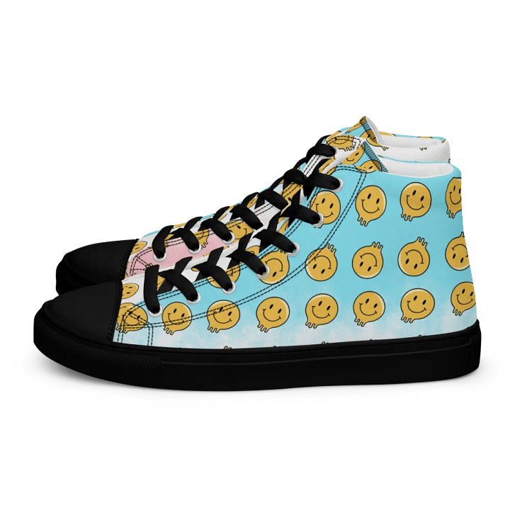 Make me smile - Women's High Top Canvas Shoes product image (1)
