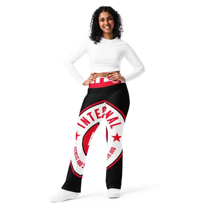 IFBNewsfeed.Org's All-Over Print Flare Leggings product image (2)