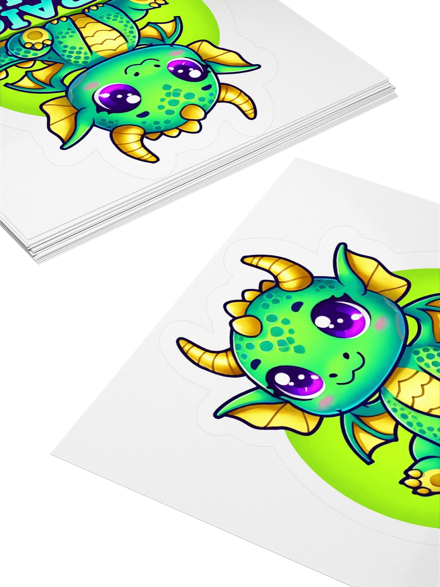 TEAM DRAIG! Cute Dragon Kiss Cut Stickers product image (12)