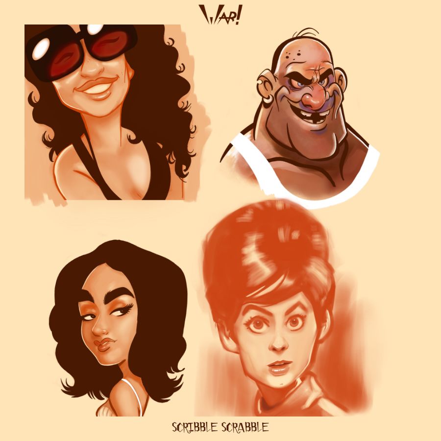 Scribble Scrabble Volume 3 - Collection of Sketches product image (3)