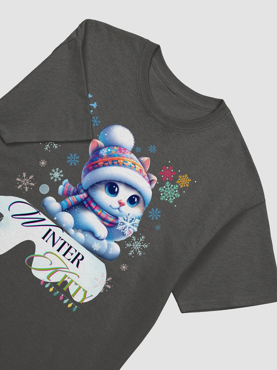 Winter Kitty design _Gildan Heavyweight T-Shirt product image (2)