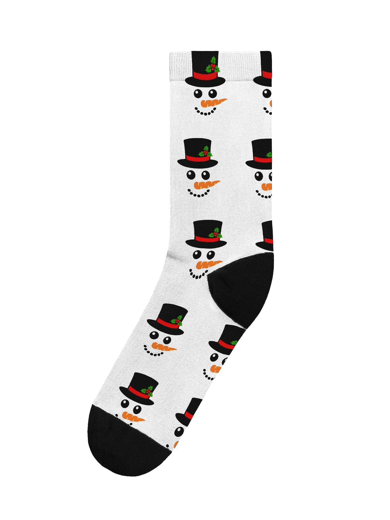 Eco-Friendly Snowman Crew Socks product image (1)