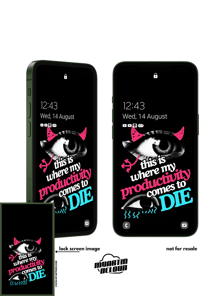 Devil’s Downtime Lock Screen Wallpaper product image (1)