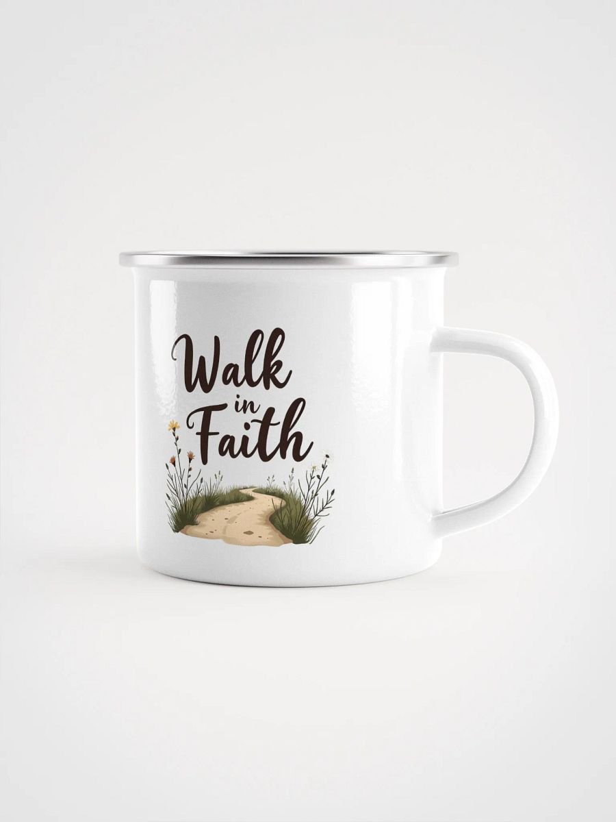 Faithful Path Enamel Mug product image (1)