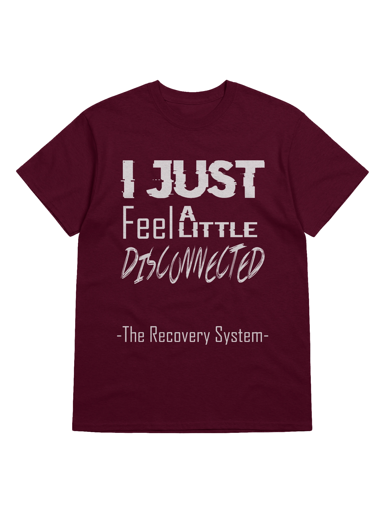 Disconnected Lyrics Maroon Tee product image (5)