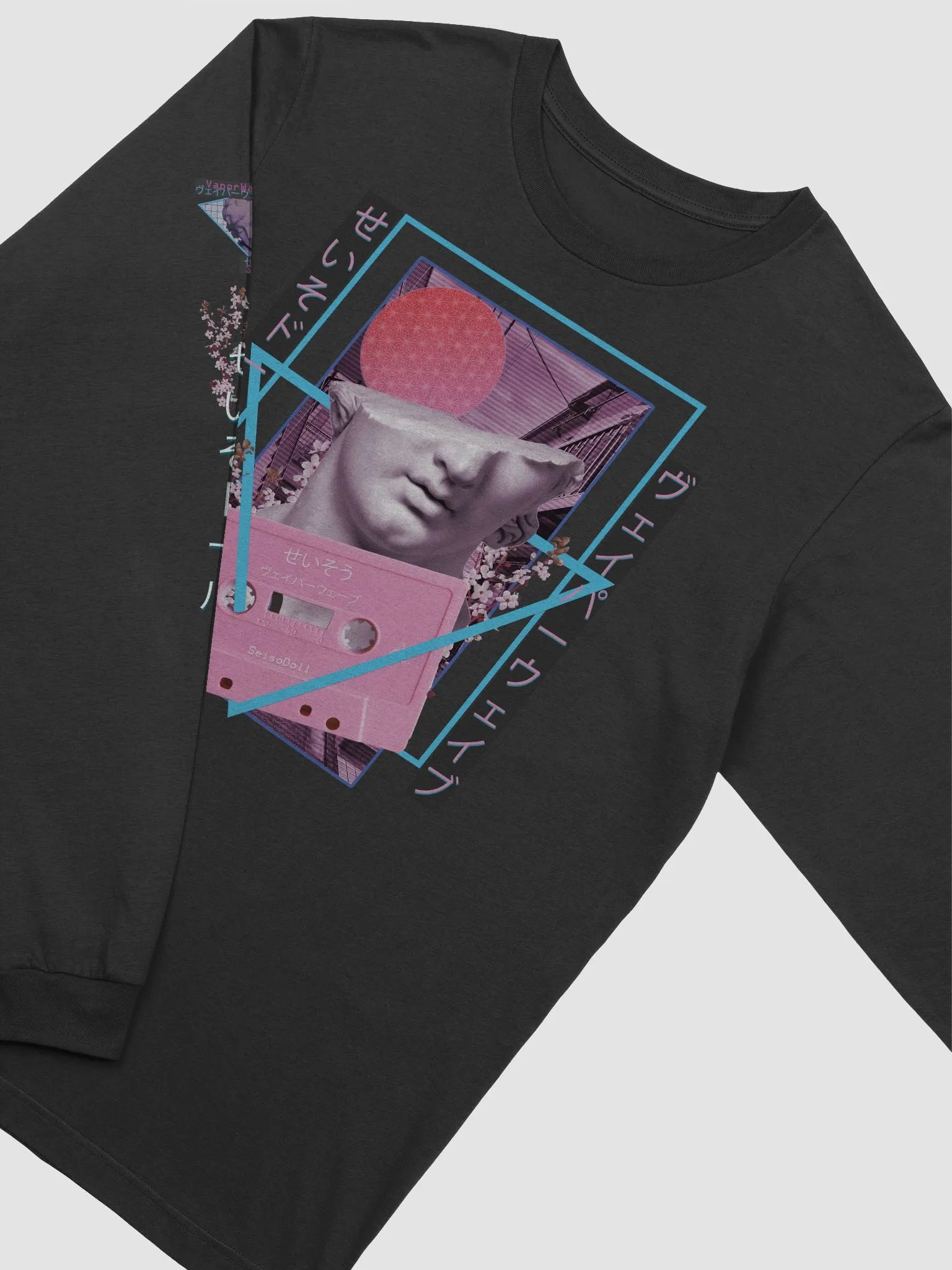 SeisoDoll Vaporwave Cassette Long Sleeve product image (2)
