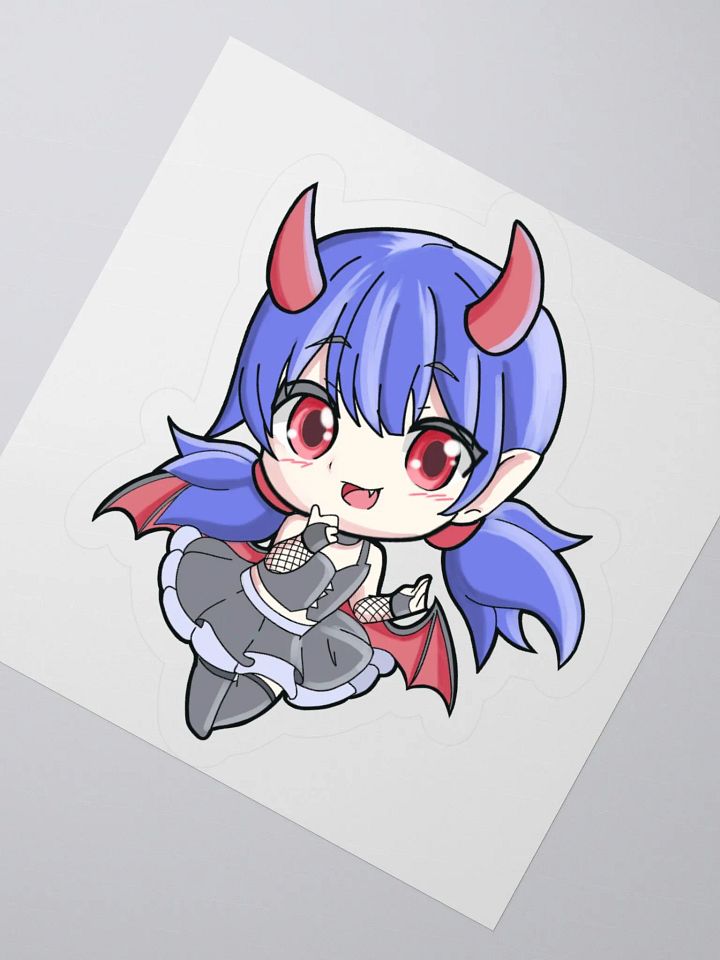 Chibi Demon Kiss Cut Stickers product image (6)