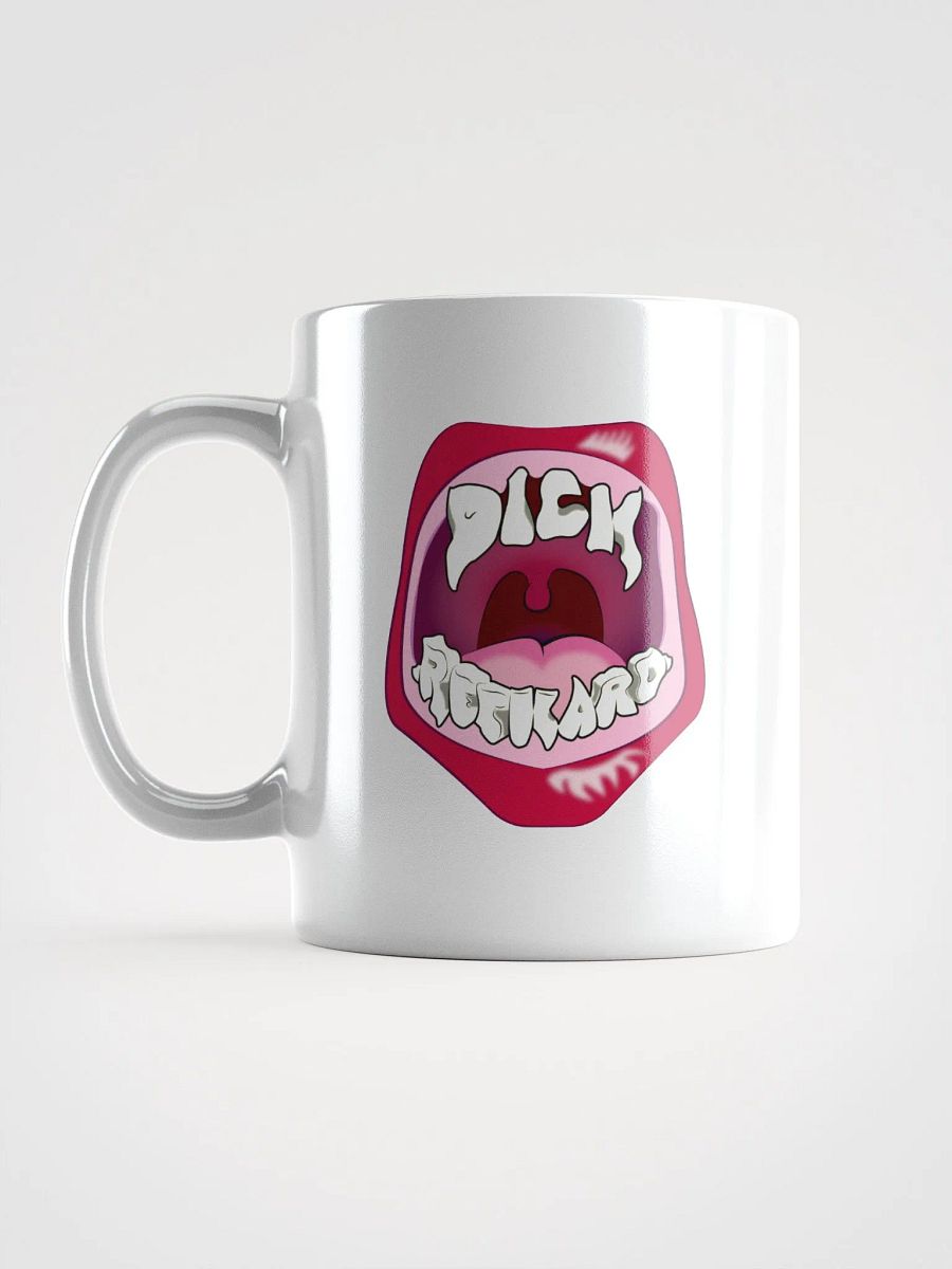 Dick Reckard Teeth Mug || Unisex(?), White, Multiple Sizes product image (1)