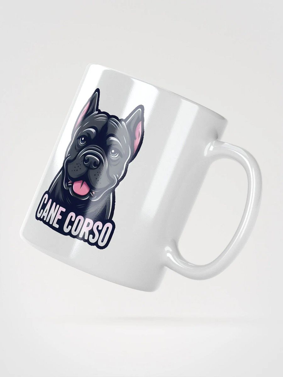 Elegant Black Cane Corso Mug – Stylish Dog Lover Design product image (2)