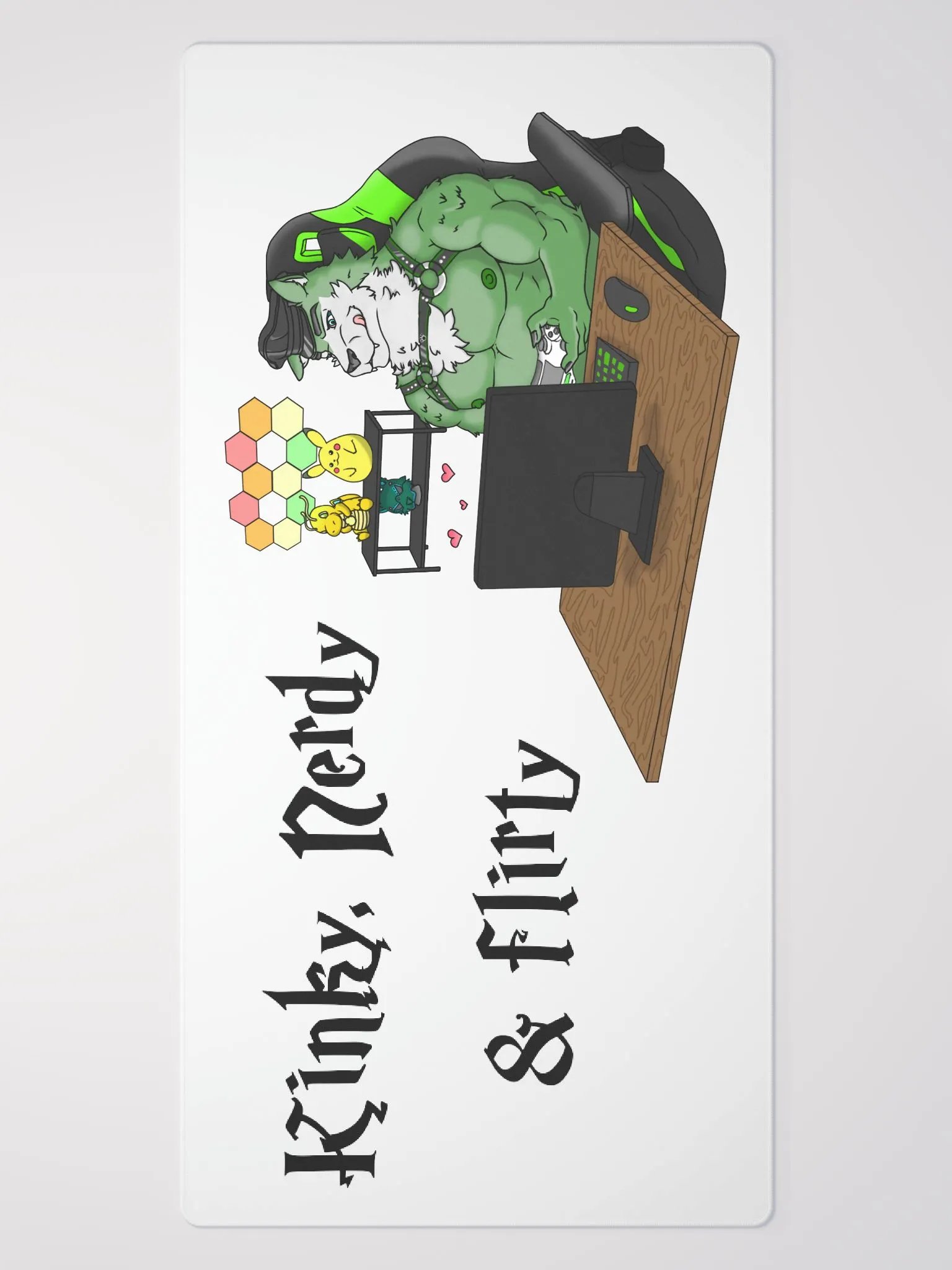 Kinky, Nerdy & Flirty Gaming Mouse Pad product image (2)