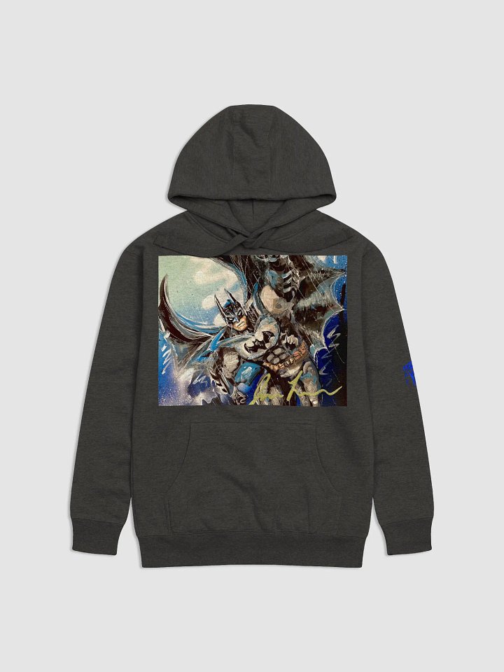 Bat Guy Grappling in the Rain Unisex Premium Hoodie product image (4)